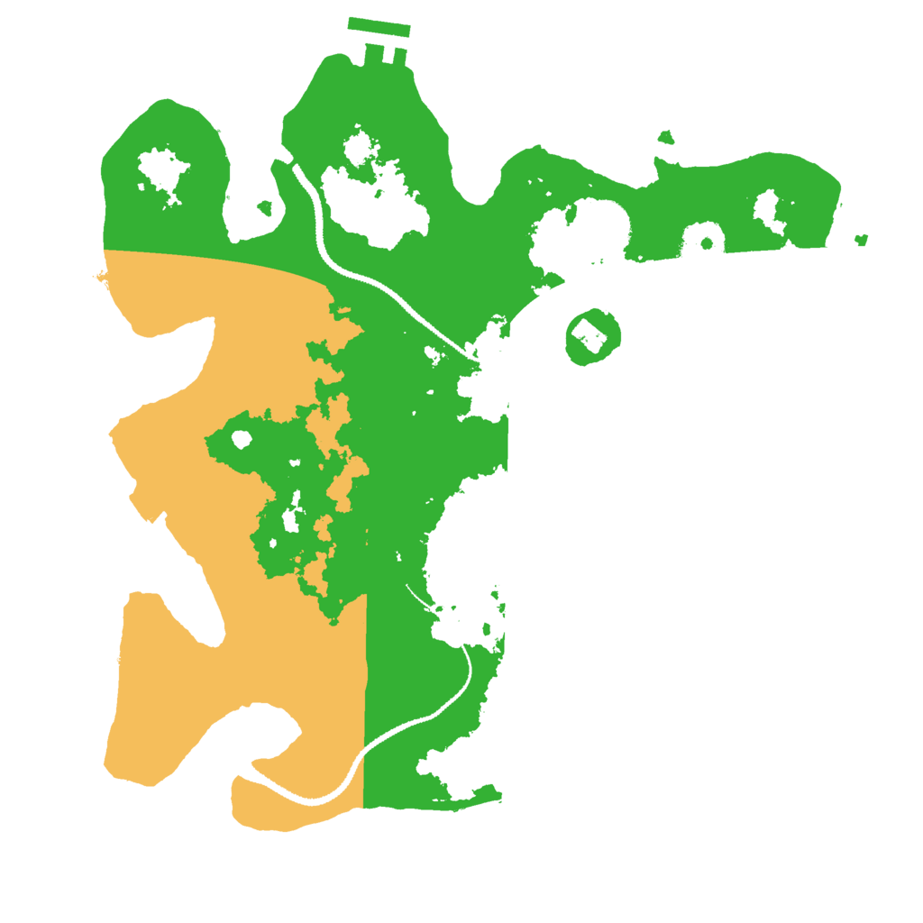 Biome Rust Map: Procedural Map, Size: 3000, Seed: 9475360