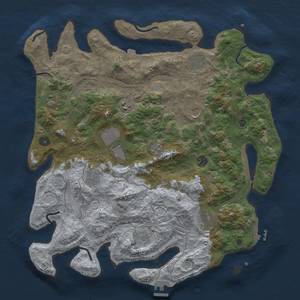 Thumbnail Rust Map: Procedural Map, Size: 4250, Seed: 13197511, 18 Monuments