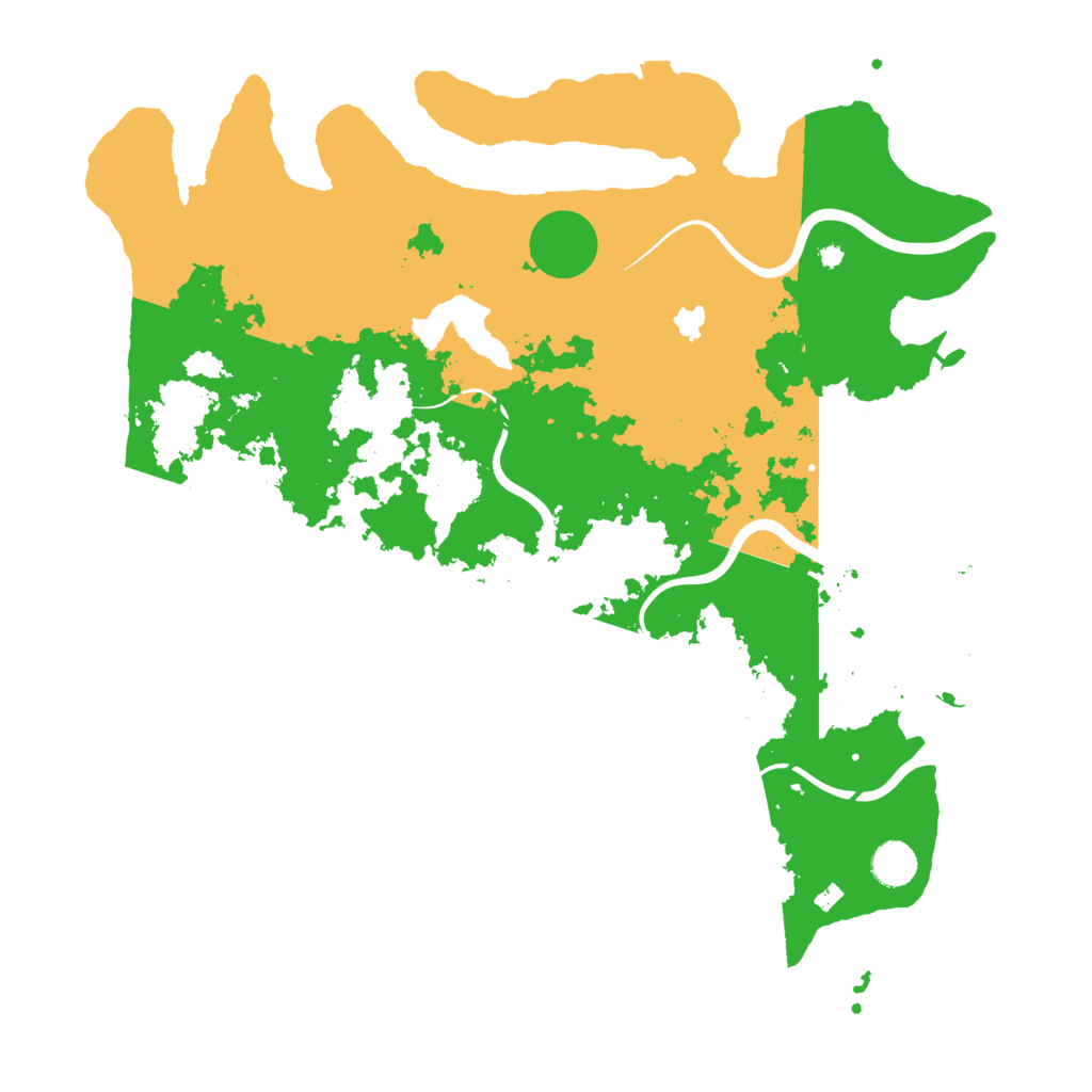 Biome Rust Map: Procedural Map, Size: 4250, Seed: 13197511