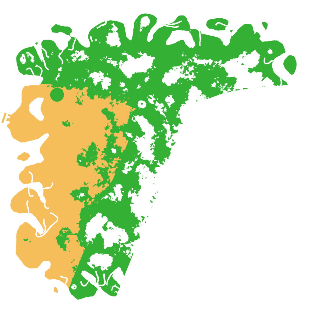 Biome Rust Map: Procedural Map, Size: 6000, Seed: 79328