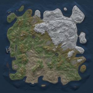 Thumbnail Rust Map: Procedural Map, Size: 4250, Seed: 1806011173, 19 Monuments