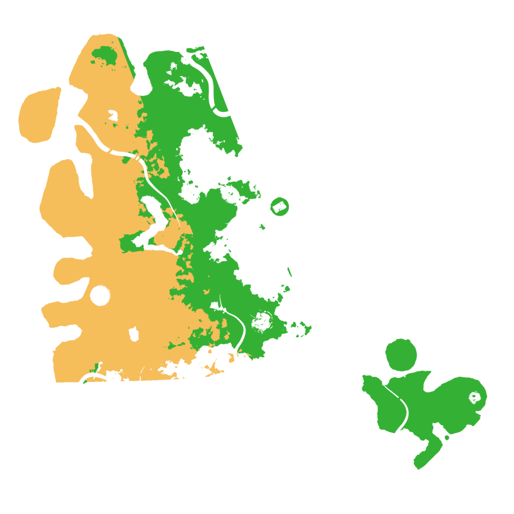 Biome Rust Map: Procedural Map, Size: 4500, Seed: 1318773054