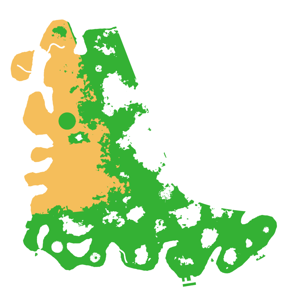 Biome Rust Map: Procedural Map, Size: 4500, Seed: 1318773054