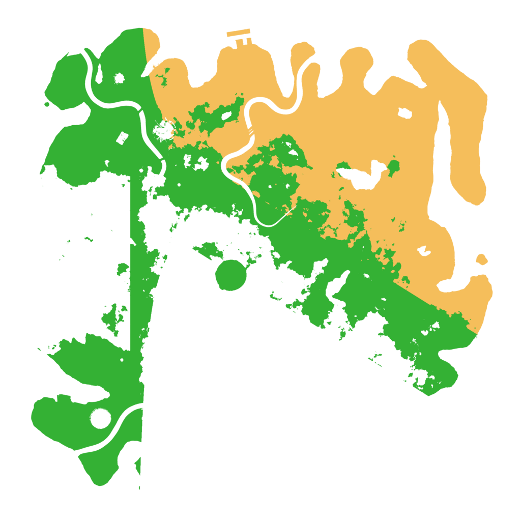 Biome Rust Map: Procedural Map, Size: 4500, Seed: 1199964733