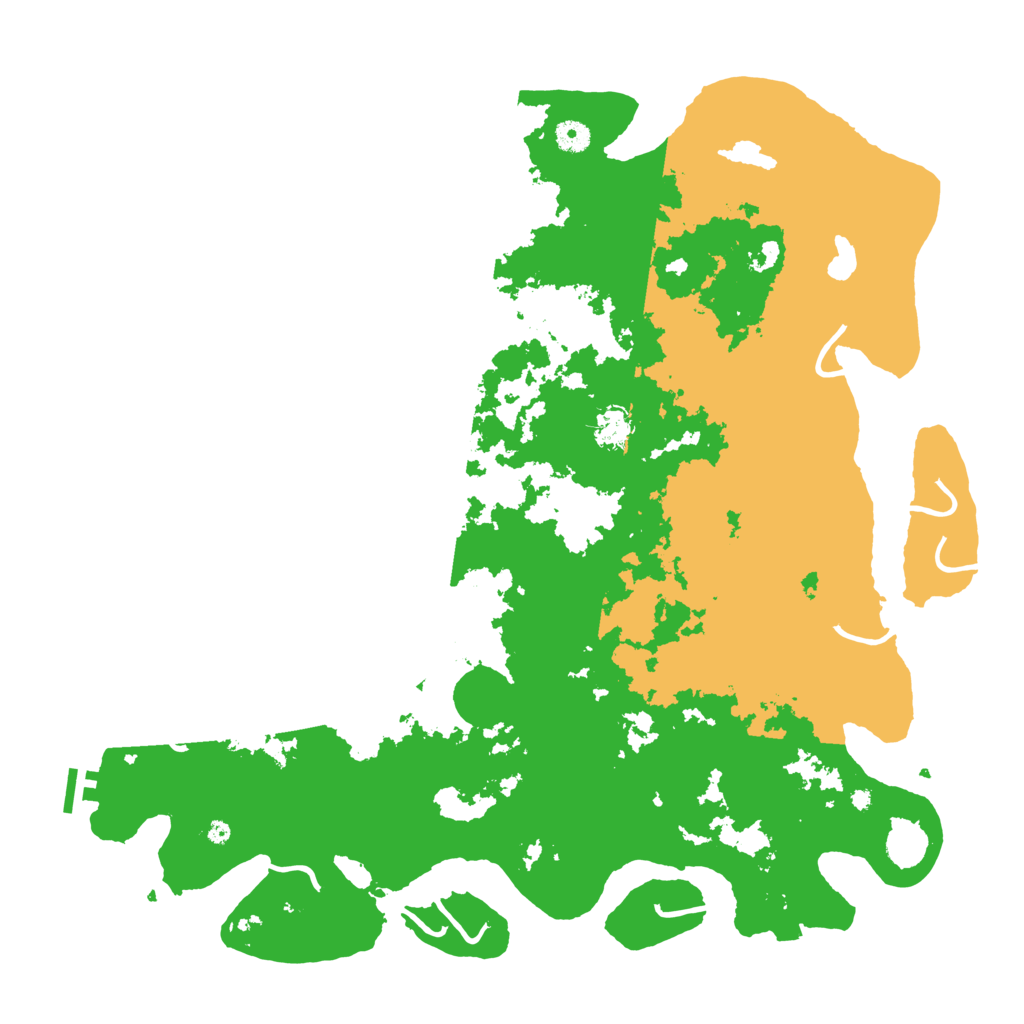 Biome Rust Map: Procedural Map, Size: 4600, Seed: 514788246