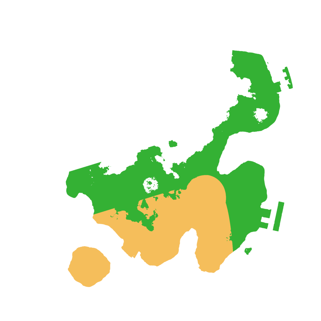 Biome Rust Map: Procedural Map, Size: 2200, Seed: 657567
