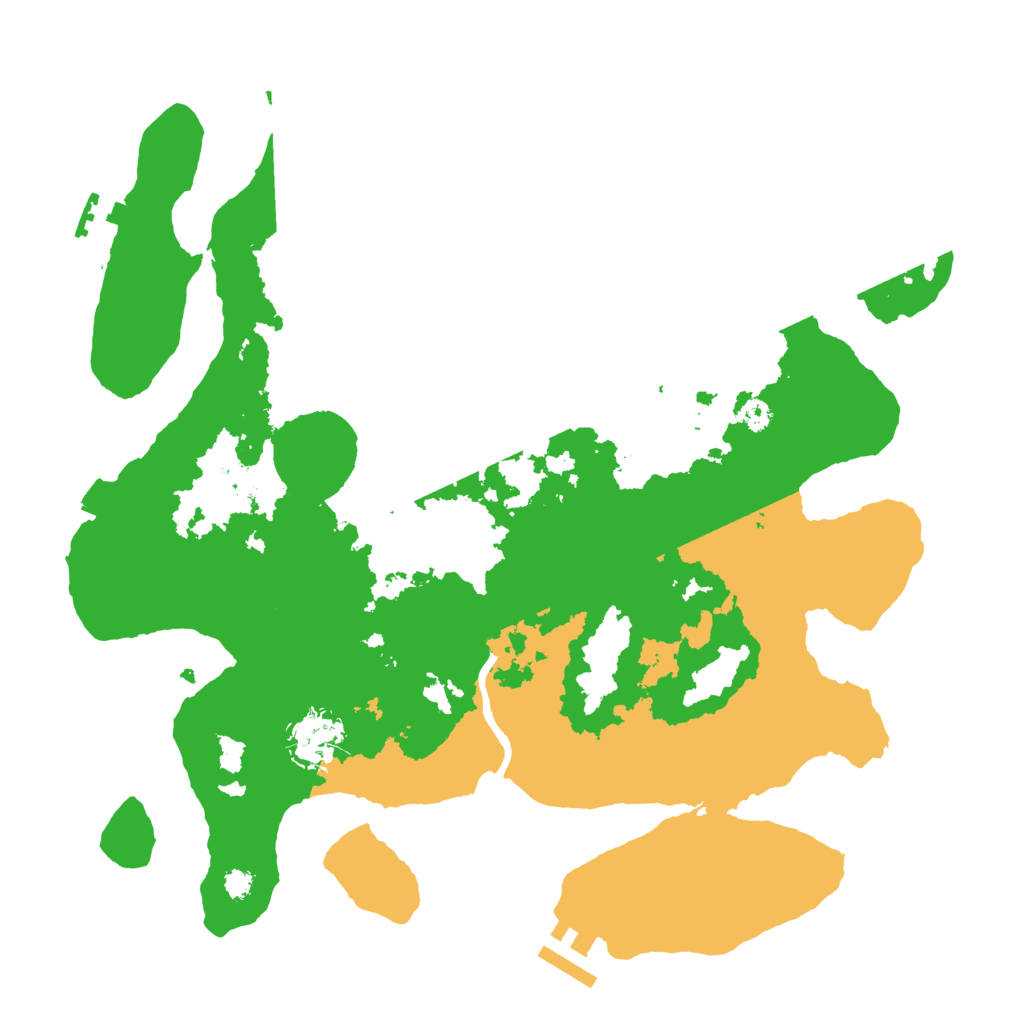 Biome Rust Map: Procedural Map, Size: 3300, Seed: 1392413625