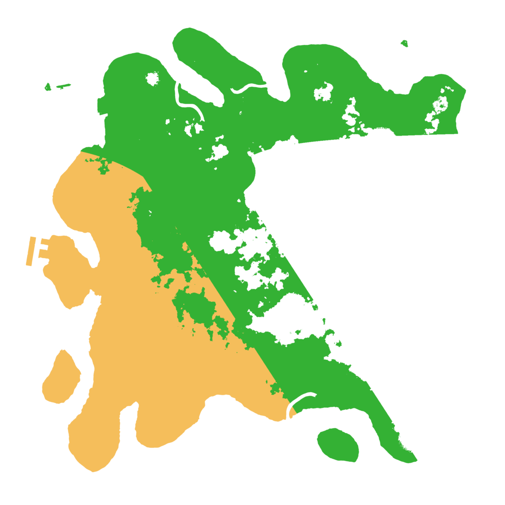 Biome Rust Map: Procedural Map, Size: 3500, Seed: 108587185