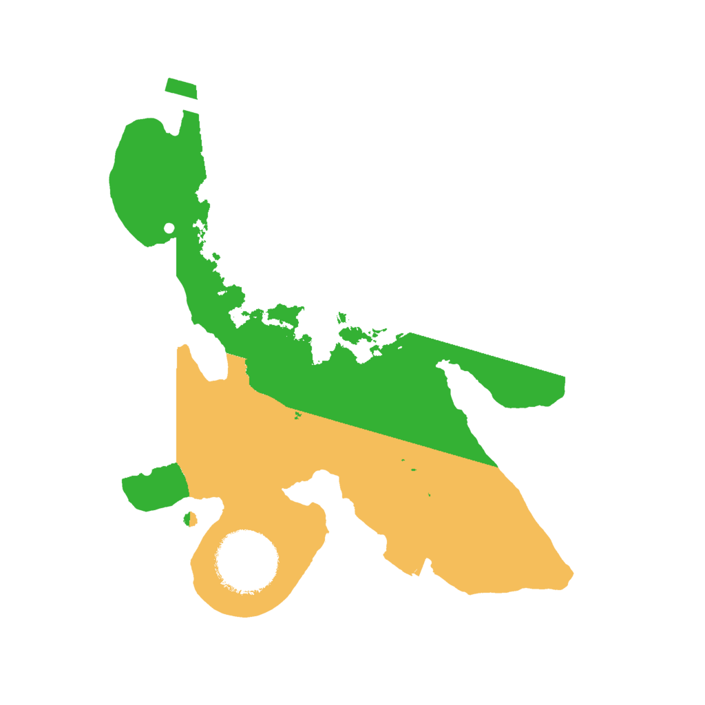 Biome Rust Map: Procedural Map, Size: 2000, Seed: 966701915