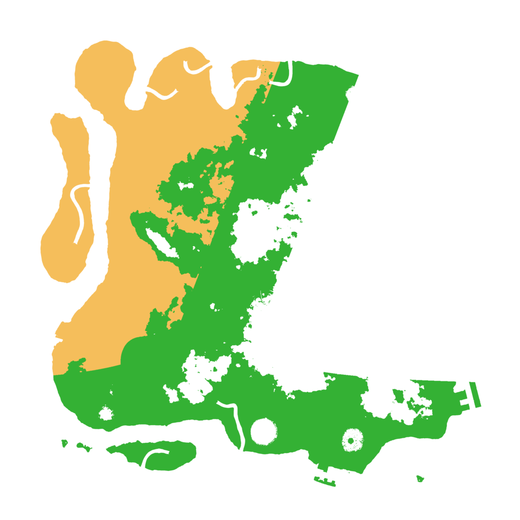 Biome Rust Map: Procedural Map, Size: 3500, Seed: 1622916297