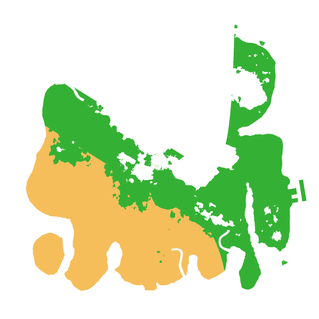 Biome Rust Map: Procedural Map, Size: 3000, Seed: 879770748