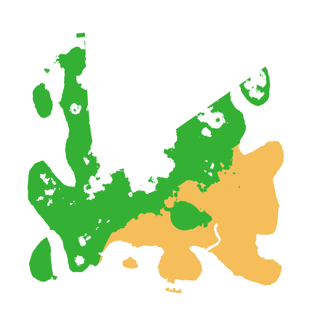 Biome Rust Map: Procedural Map, Size: 3000, Seed: 37246