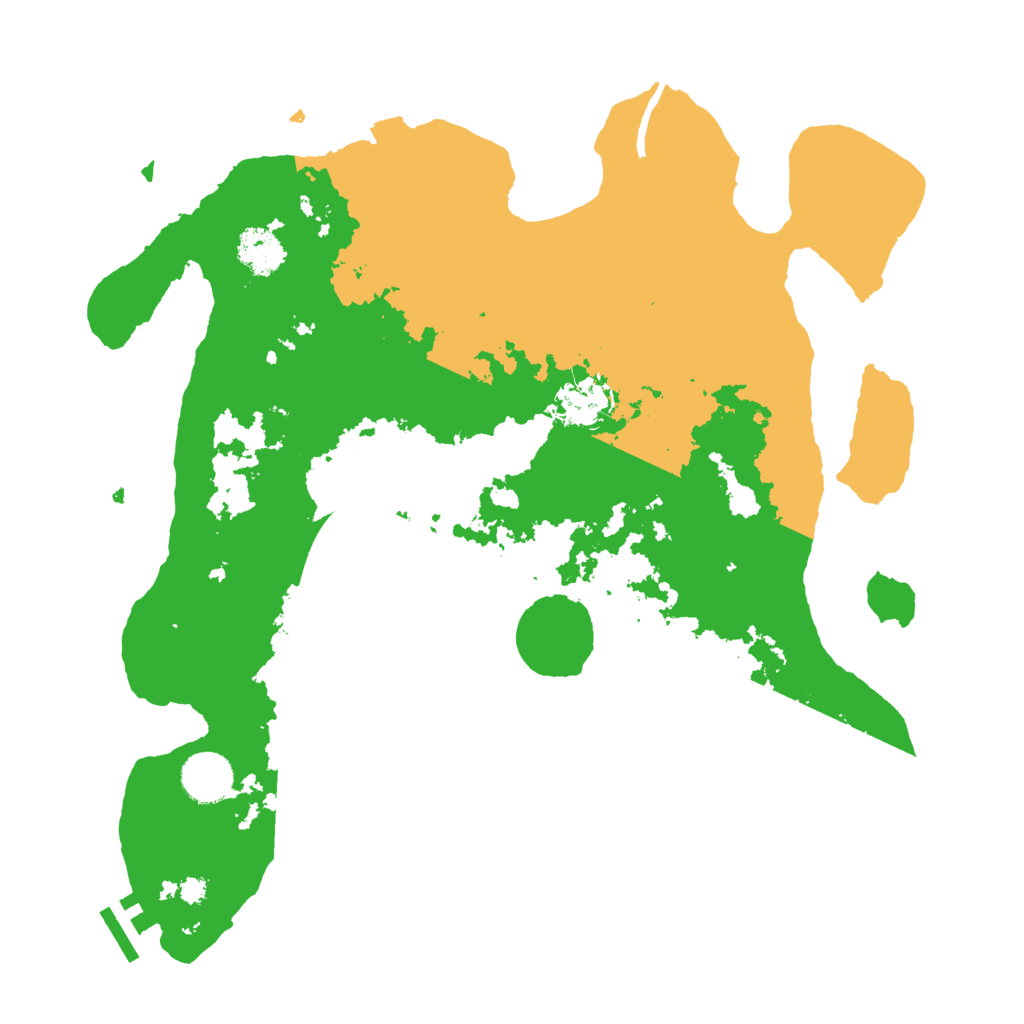 Biome Rust Map: Procedural Map, Size: 3500, Seed: 565877141