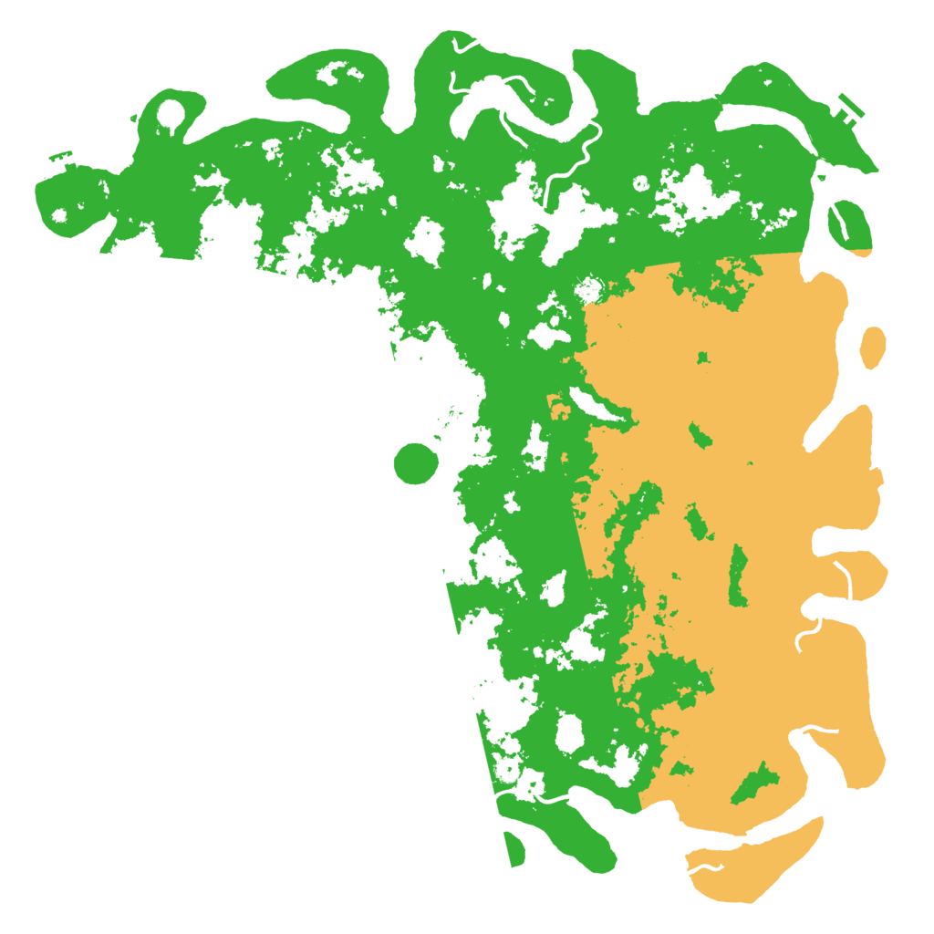 Biome Rust Map: Procedural Map, Size: 6000, Seed: 999383515