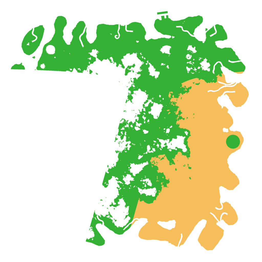 Biome Rust Map: Procedural Map, Size: 5000, Seed: 98472