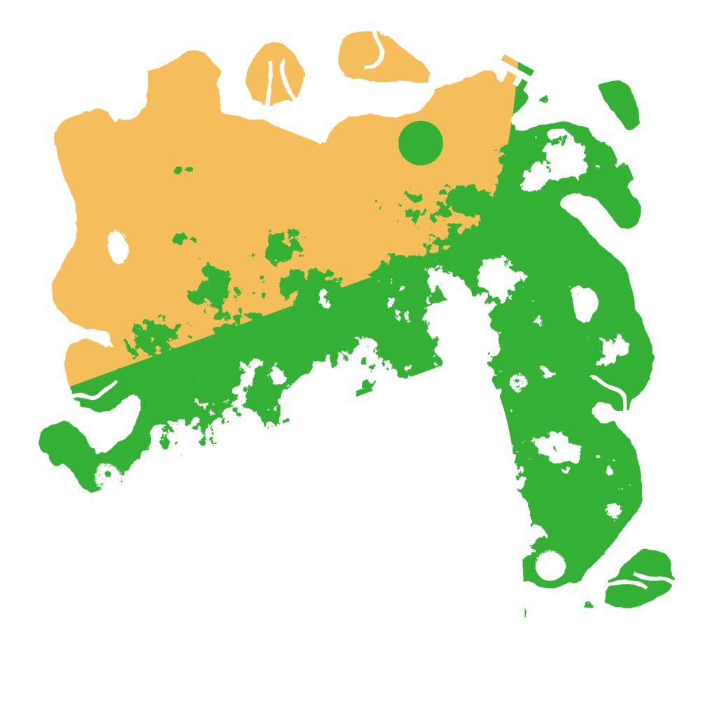 Biome Rust Map: Procedural Map, Size: 4250, Seed: 204561385