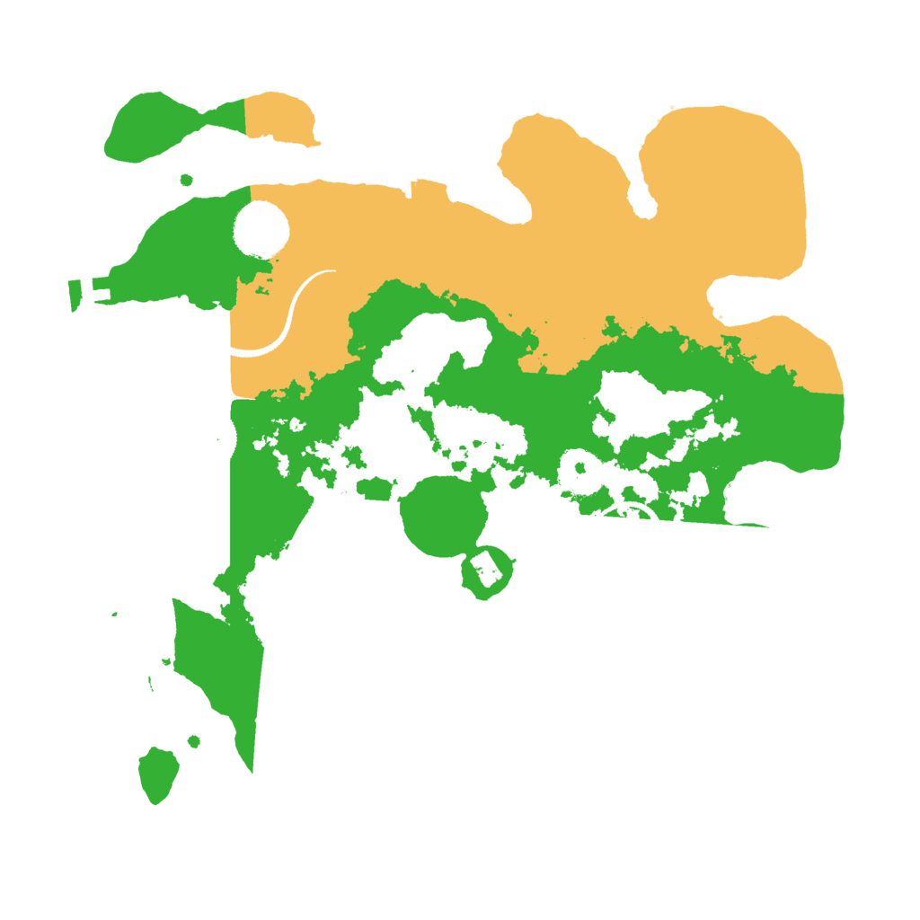 Biome Rust Map: Procedural Map, Size: 3000, Seed: 1946102240