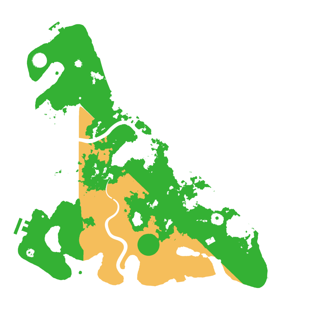 Biome Rust Map: Procedural Map, Size: 3800, Seed: 95588130