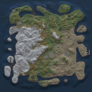 Thumbnail Rust Map: Procedural Map, Size: 4250, Seed: 936193408, 18 Monuments