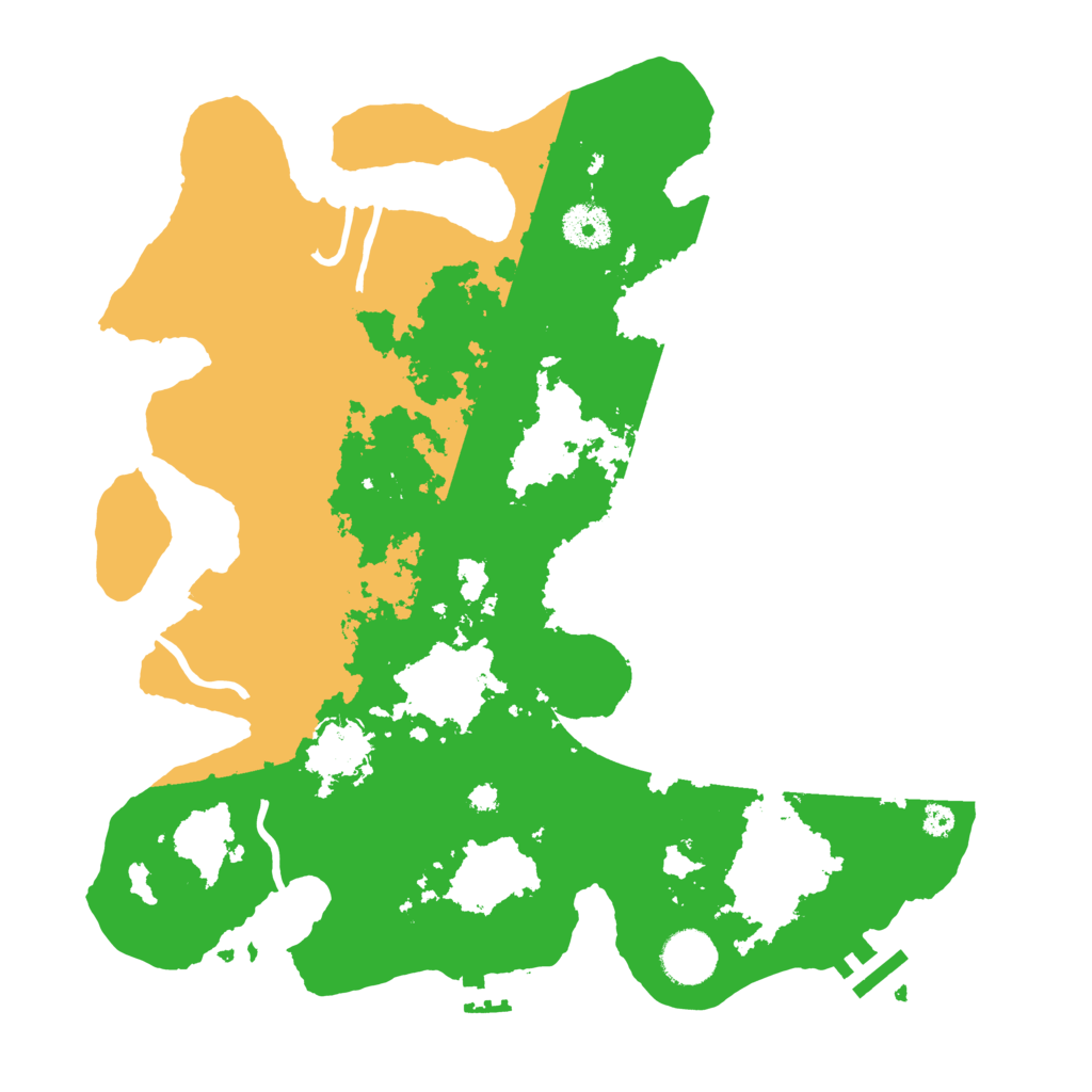 Biome Rust Map: Procedural Map, Size: 3500, Seed: 195462640
