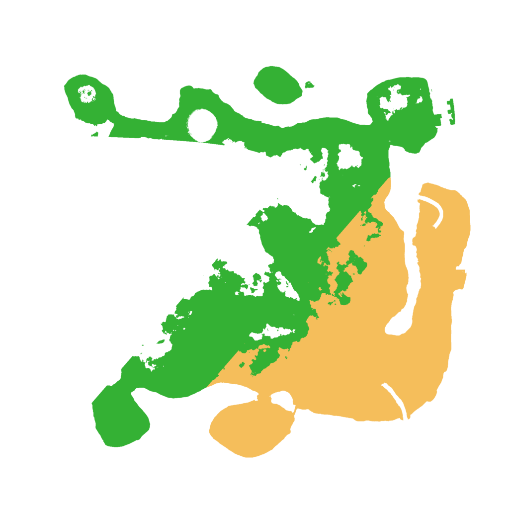 Biome Rust Map: Procedural Map, Size: 3000, Seed: 668479148