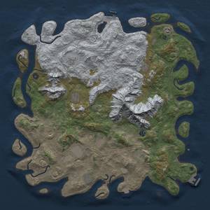 Thumbnail Rust Map: Procedural Map, Size: 5000, Seed: 156387927, 19 Monuments