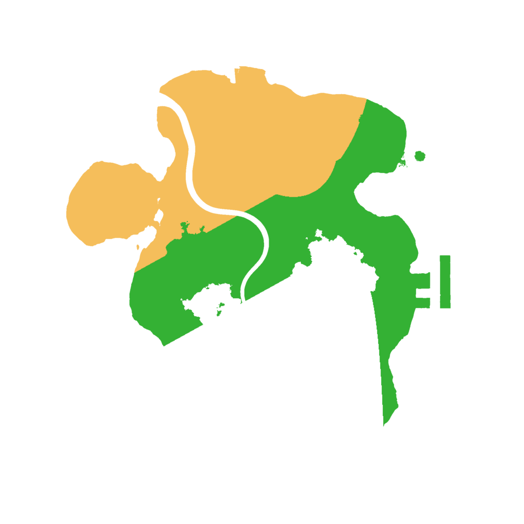 Biome Rust Map: Procedural Map, Size: 2000, Seed: 1598052521