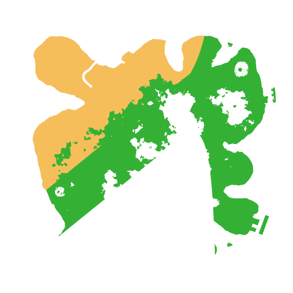 Biome Rust Map: Procedural Map, Size: 3000, Seed: 364288840