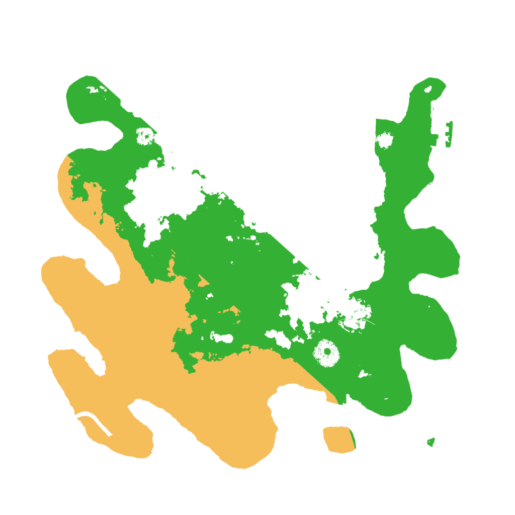 Biome Rust Map: Procedural Map, Size: 3000, Seed: 496430011