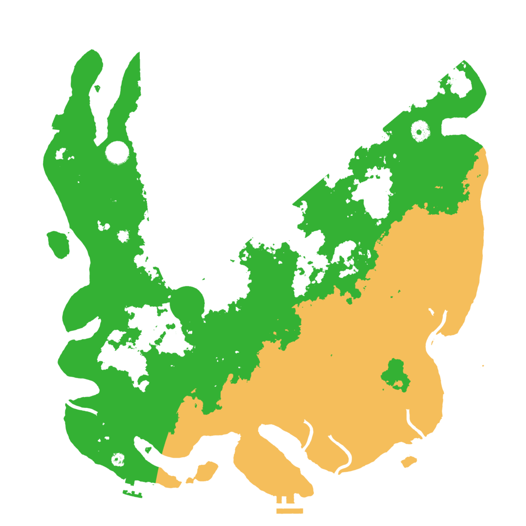 Biome Rust Map: Procedural Map, Size: 4000, Seed: 5159