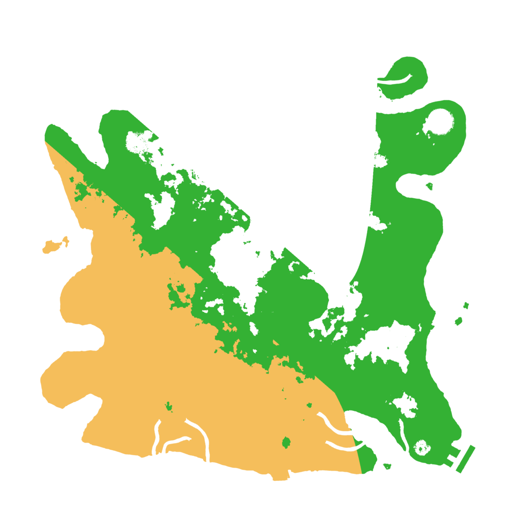 Biome Rust Map: Procedural Map, Size: 3500, Seed: 634289450