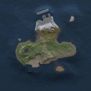 Thumbnail Rust Map: Procedural Map, Size: 1450, Seed: 1187870787, 4 Monuments