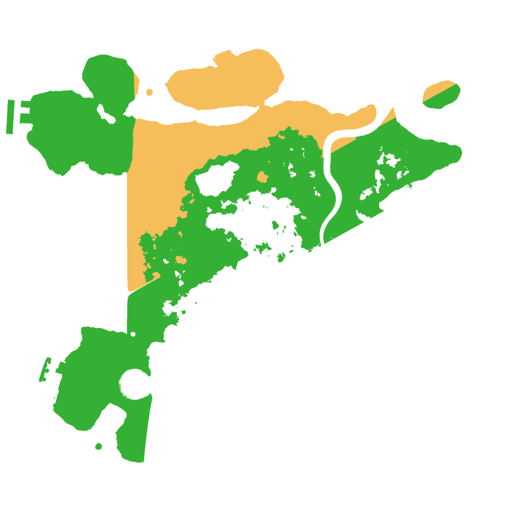 Biome Rust Map: Procedural Map, Size: 3000, Seed: 20553