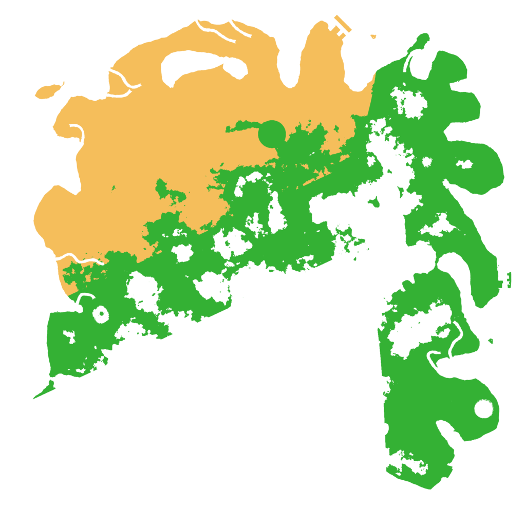 Biome Rust Map: Procedural Map, Size: 5000, Seed: 42463202