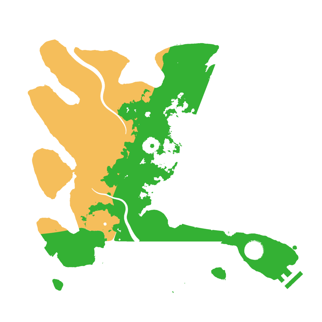 Biome Rust Map: Procedural Map, Size: 3000, Seed: 3191
