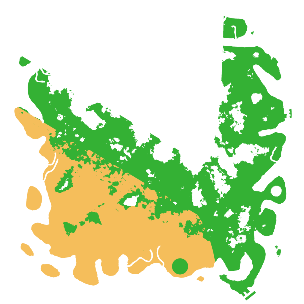 Biome Rust Map: Procedural Map, Size: 5000, Seed: 795503003
