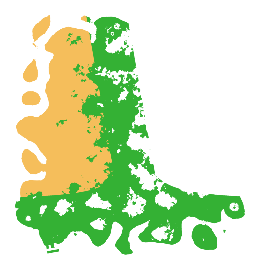 Biome Rust Map: Procedural Map, Size: 4500, Seed: 2141542414