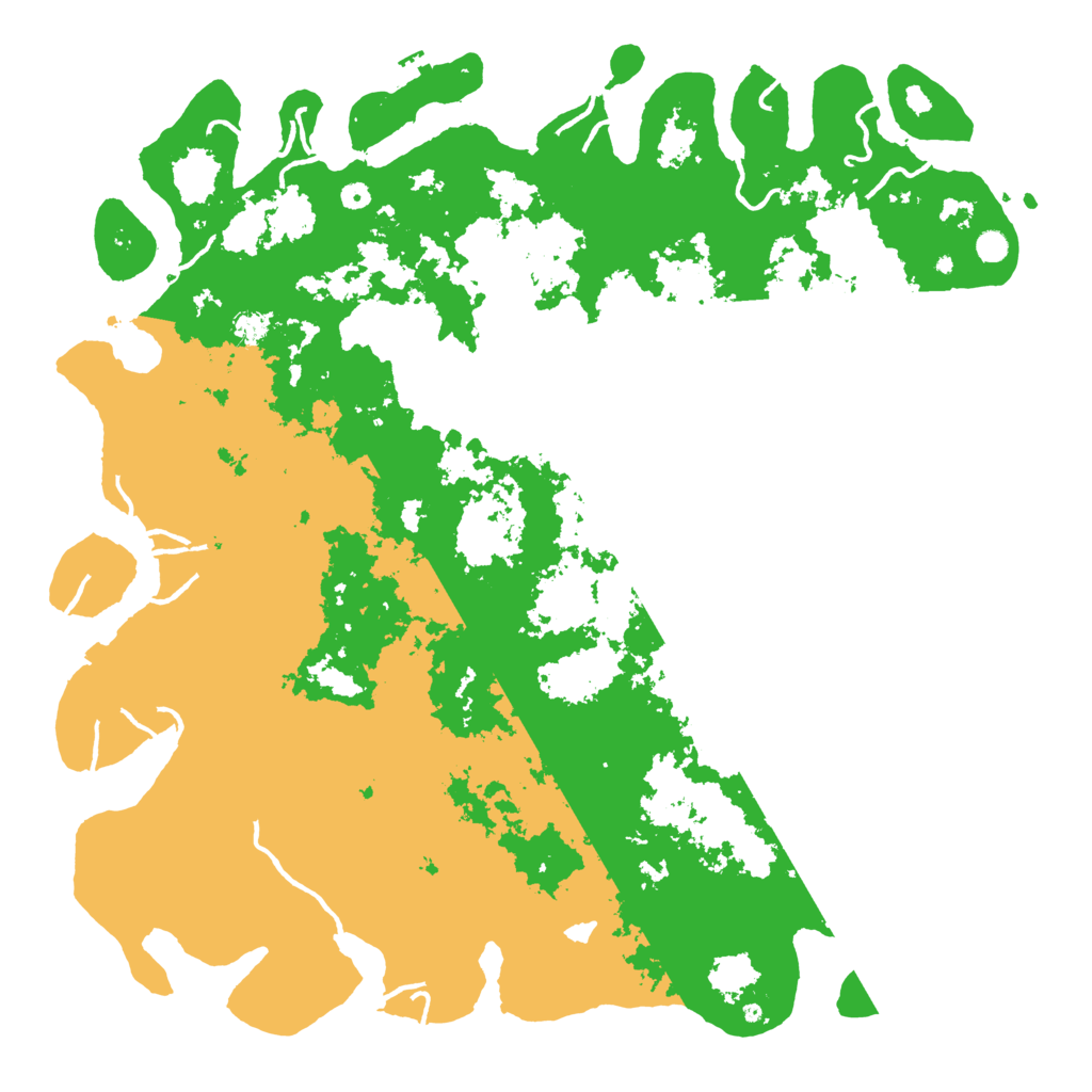 Biome Rust Map: Procedural Map, Size: 6000, Seed: 21220668