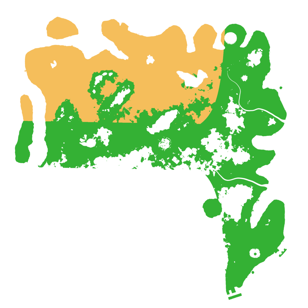 Biome Rust Map: Procedural Map, Size: 4550, Seed: 44384980