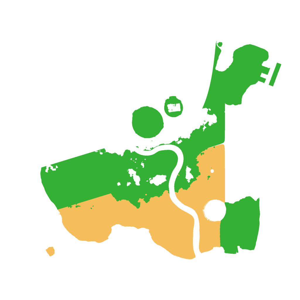 Biome Rust Map: Procedural Map, Size: 2551, Seed: 81528