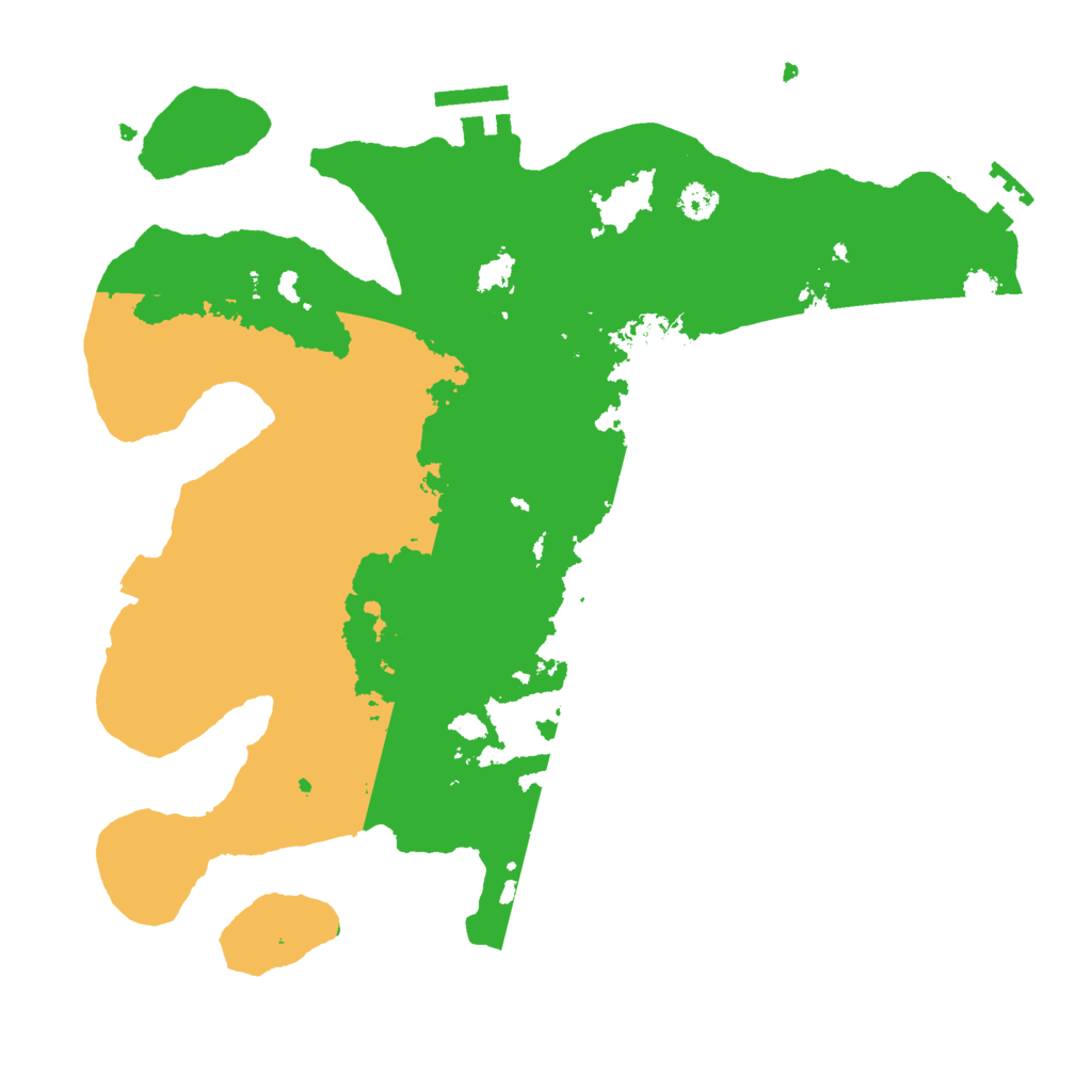 Biome Rust Map: Procedural Map, Size: 3000, Seed: 6986