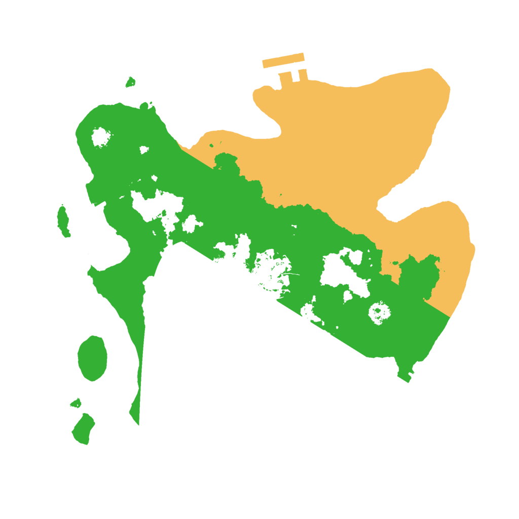 Biome Rust Map: Procedural Map, Size: 2500, Seed: 20090