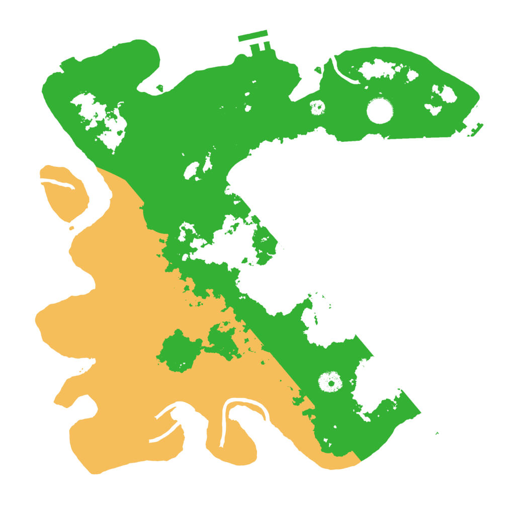 Biome Rust Map: Procedural Map, Size: 3500, Seed: 1487213525