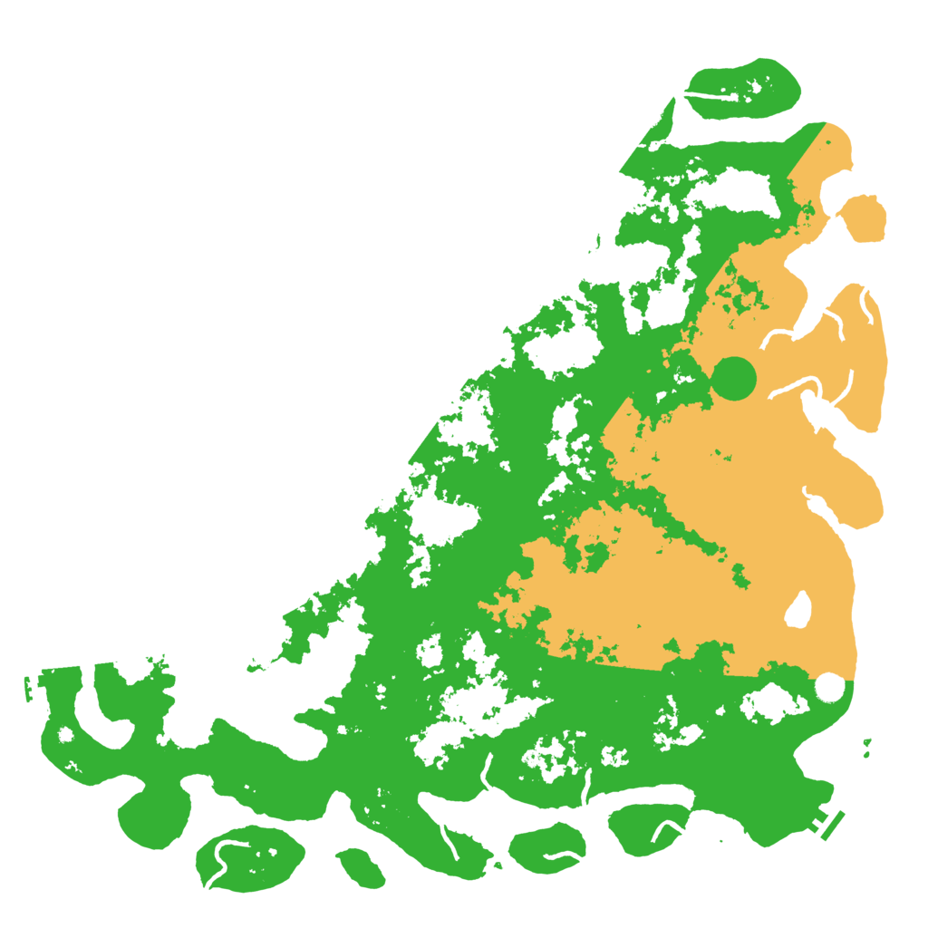 Biome Rust Map: Procedural Map, Size: 5550, Seed: 2093174006