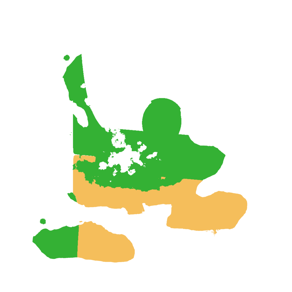 Biome Rust Map: Procedural Map, Size: 2000, Seed: 282811225