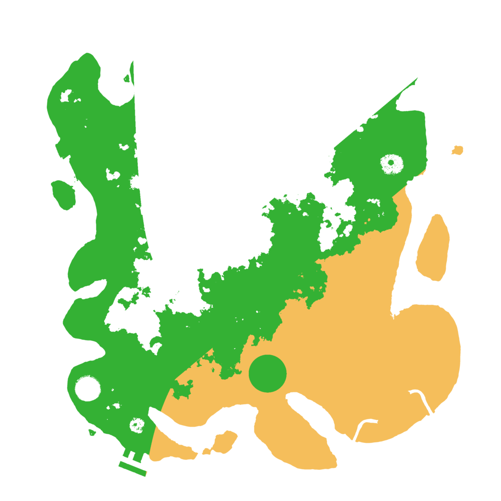 Biome Rust Map: Procedural Map, Size: 3500, Seed: 5159