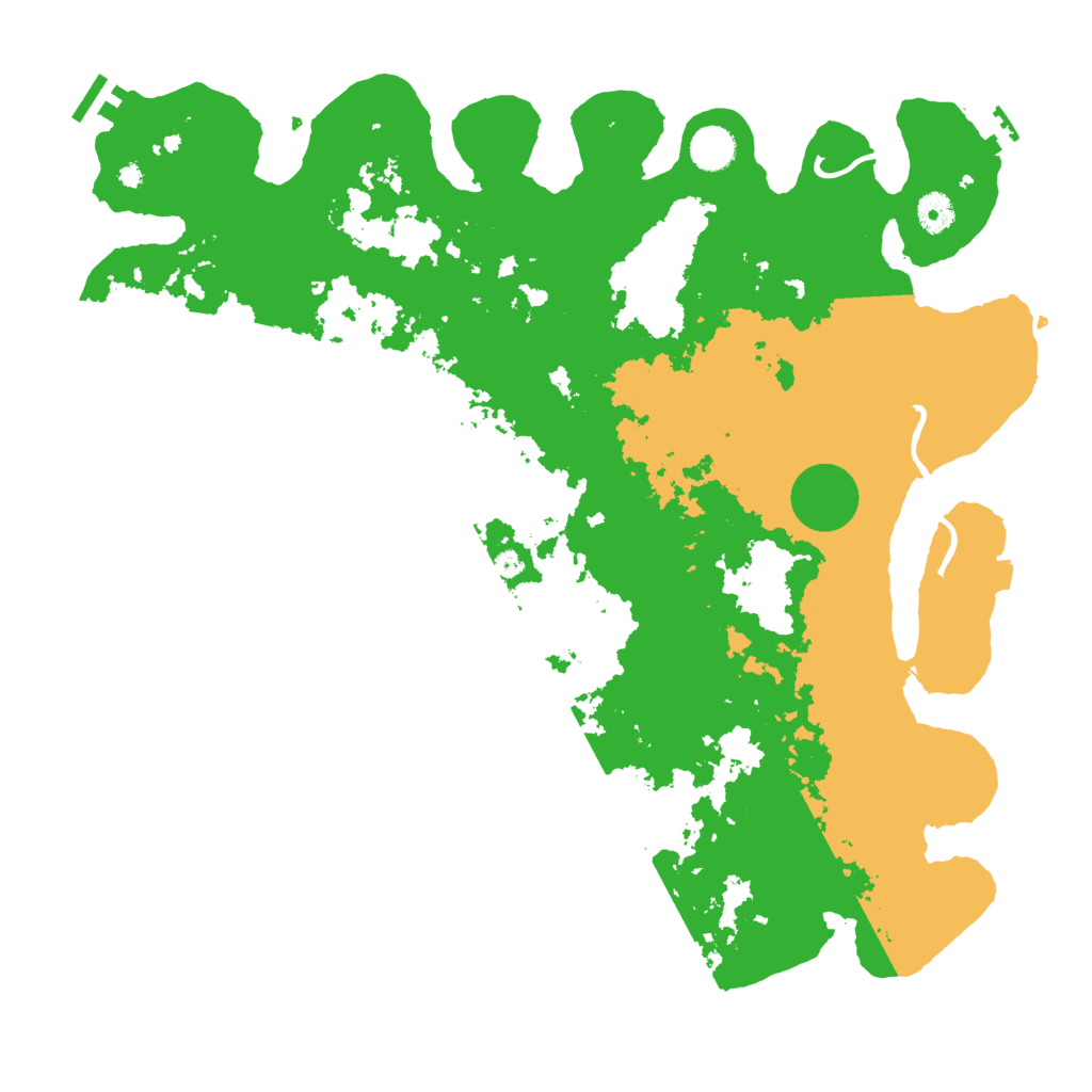 Biome Rust Map: Procedural Map, Size: 4250, Seed: 15374