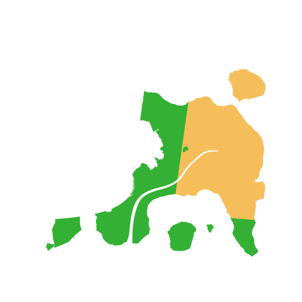 Biome Rust Map: Procedural Map, Size: 2000, Seed: 1920