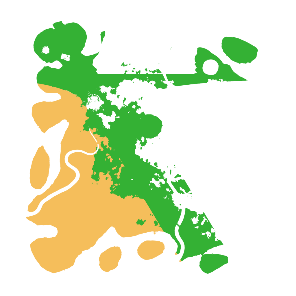 Biome Rust Map: Procedural Map, Size: 3500, Seed: 1777384202