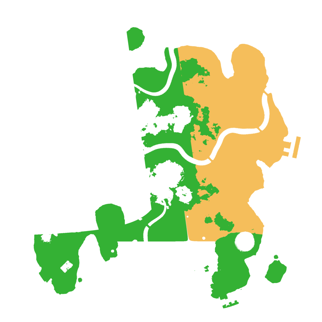 Biome Rust Map: Procedural Map, Size: 3000, Seed: 1425282229